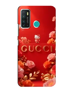 Чехол для Infinix Hot 9 / Hot 9 Pro с картинкой «Gucci — золотой сад»
