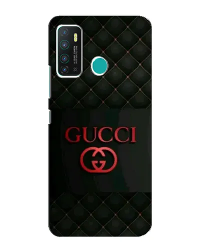 Чехол для Infinix Hot 9 / Hot 9 Pro с картинкой «Gucci — стеганый черный»