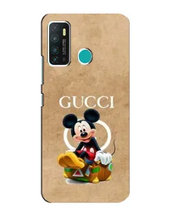 Чехол для Infinix Hot 9 / Hot 9 Pro с картинкой «Микки Маус Gucci — крафт»