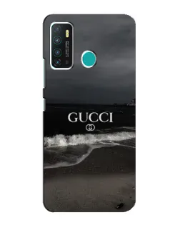 Чехол для Infinix Hot 9 / Hot 9 Pro с картинкой «Gucci — морской прибой»