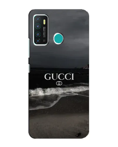 Чехол для Infinix Hot 9 / Hot 9 Pro с картинкой «Gucci — морской прибой»