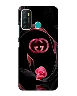 Чехол для Infinix Hot 9 / Hot 9 Pro с картинкой «Gucci — неоновая роза»