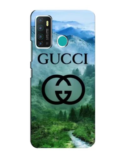 Чехол для Infinix Hot 9 / Hot 9 Pro с картинкой «Gucci — горный пейзаж»