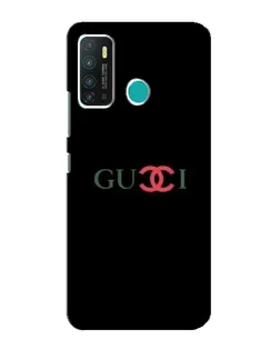 Чехол для Infinix Hot 9 / Hot 9 Pro с картинкой «Gucci — красный градиент»