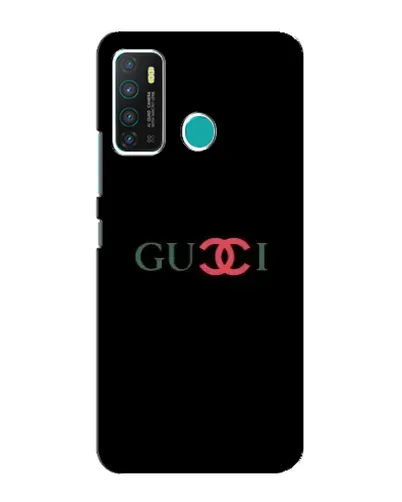 Чехол для Infinix Hot 9 / Hot 9 Pro с картинкой «Gucci — красный градиент»