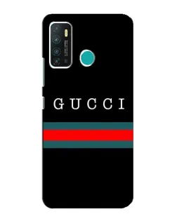 Чехол для Infinix Hot 9 / Hot 9 Pro с картинкой «Gucci — красный пояс»
