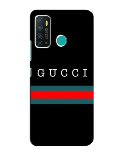 Чехол для Infinix Hot 9 / Hot 9 Pro с картинкой «Gucci — красный пояс»