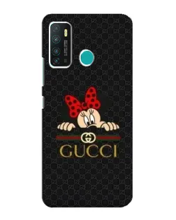 Чехол для Infinix Hot 9 / Hot 9 Pro с картинкой «Минни Маус Gucci — черный»