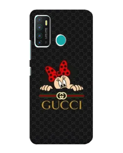 Чехол для Infinix Hot 9 / Hot 9 Pro с картинкой «Минни Маус Gucci — черный»