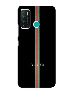 Чохол для Infinix Hot 9 / Hot 9 Pro з картинкою «Gucci — строга лінія»