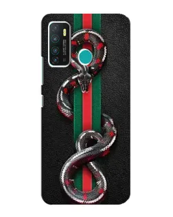 Чохол для Infinix Hot 9 / Hot 9 Pro з картинкою «Gucci — змія на смузі»