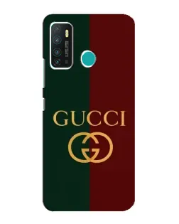 Чохол для Infinix Hot 9 / Hot 9 Pro з картинкою «Gucci — темно-зелений градієнт»