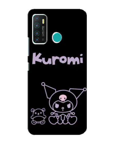 Чехол для Infinix Hot 9 / Hot 9 Pro с картинкой «Kuromi — черный минимализм» Чехол для Infinix Hot 9 / Hot 9 Pro с картинкой «Kuromi — черный минимализм»