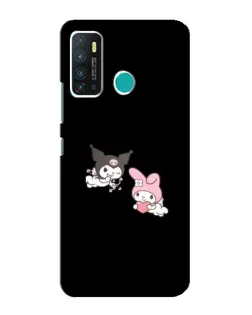 Чехол для Infinix Hot 9 / Hot 9 Pro с картинкой «My Melody и Kuromi»