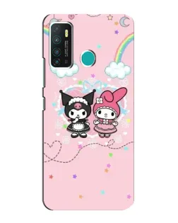 Чехол для Infinix Hot 9 / Hot 9 Pro с картинкой «My Melody и Kuromi»