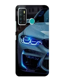 Чехол для Infinix Hot 9 / Hot 9 Pro с картинкой «Взгляд BMW с синими фарами» Чехол для Infinix Hot 9 / Hot 9 Pro с картинкой «Взгляд BMW с синими фарами»
