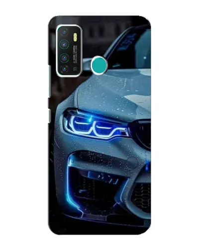 Чехол для Infinix Hot 9 / Hot 9 Pro с картинкой «Взгляд BMW с синими фарами» Чехол для Infinix Hot 9 / Hot 9 Pro с картинкой «Взгляд BMW с синими фарами»
