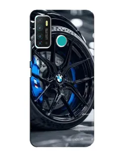 Чехол для Infinix Hot 9 / Hot 9 Pro с картинкой «Колесо BMW вблизи»