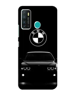 Чехол для Infinix Hot 9 / Hot 9 Pro с картинкой «BMW — взгляд из темноты»