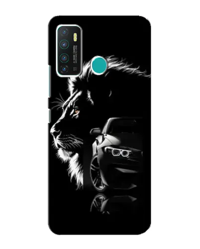 Чехол для Infinix Hot 9 / Hot 9 Pro с картинкой «BMW и лев» Чехол для Infinix Hot 9 / Hot 9 Pro с картинкой «BMW и лев»