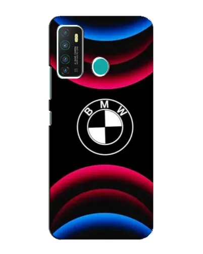 Чехол для Infinix Hot 9 / Hot 9 Pro с картинкой «Логотип BMW и неоновые дуги» Чехол для Infinix Hot 9 / Hot 9 Pro с картинкой «Логотип BMW и неоновые дуги»