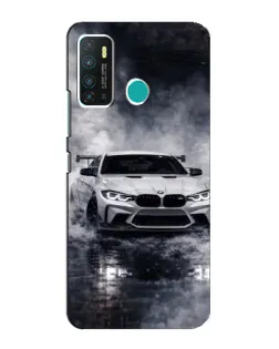 Чехол для Infinix Hot 9 / Hot 9 Pro с картинкой «BMW сквозь туман»