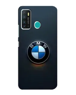 Чехол для Infinix Hot 9 / Hot 9 Pro с картинкой «Логотип BMW — минимализм»