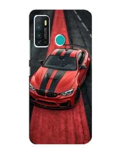 Чехол для Infinix Hot 9 / Hot 9 Pro с картинкой «BMW на красной дорожке»