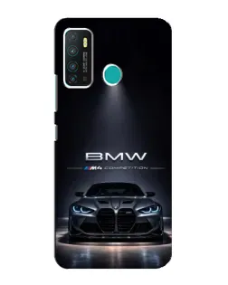 Чохол для Infinix Hot 9 / Hot 9 Pro з картинкою «BMW крізь нічне місто»