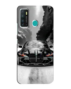 Чохол для Infinix Hot 9 / Hot 9 Pro з картинкою «BMW — акварельний дрифт»