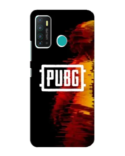 Чехол для Infinix Hot 9 / Hot 9 Pro с картинкой «Яркий логотип PUBG»