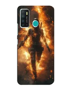 Чохол для Infinix Hot 9 / Hot 9 Pro з картинкою «BMW — швидкість у дощі»
