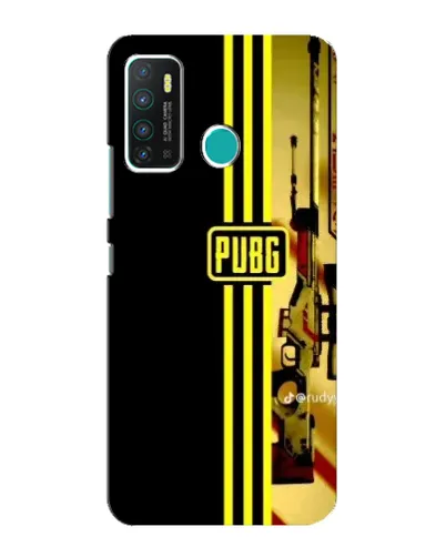 Чехол для Infinix Hot 9 / Hot 9 Pro с картинкой «PUBG — камуфляжный шлем»