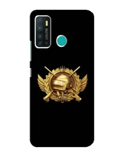 Чохол для Infinix Hot 9 / Hot 9 Pro з картинкою «PUBG — помаранчевий градієнт»