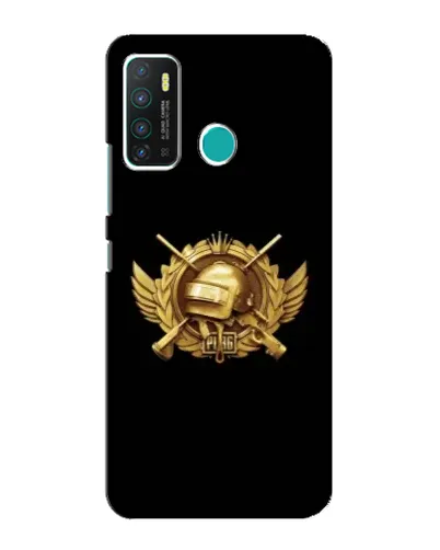 Чехол для Infinix Hot 9 / Hot 9 Pro с картинкой «PUBG — оранжевый градиент»
