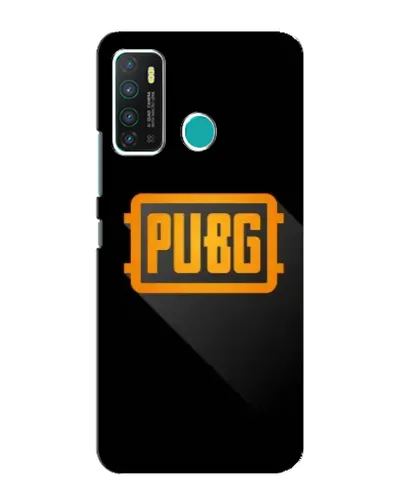 Чехол для Infinix Hot 9 / Hot 9 Pro с картинкой «PUBG — рамка лого»