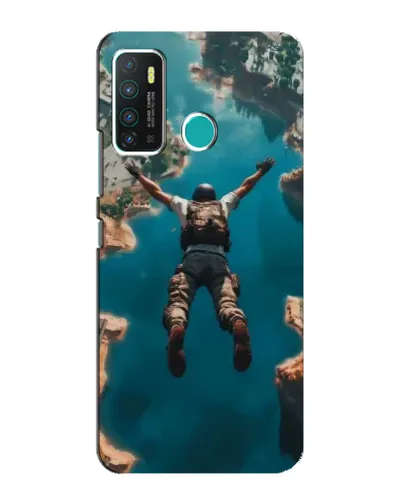 Чехол для Infinix Hot 9 / Hot 9 Pro с картинкой «PUBG — свободное падение»