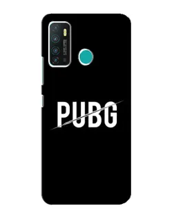 Чехол для Infinix Hot 9 / Hot 9 Pro с картинкой «PUBG — белый логотип»