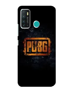 Чехол для Infinix Hot 9 / Hot 9 Pro с картинкой «PUBG — золотой логотип»