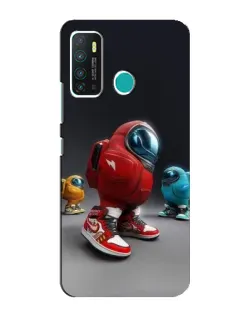 Чохол для Infinix Hot 9 / Hot 9 Pro з картинкою «Among Us — 3D стиль»