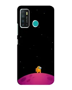 Чохол для Infinix Hot 9 / Hot 9 Pro з картинкою «Самотній герой на планеті»