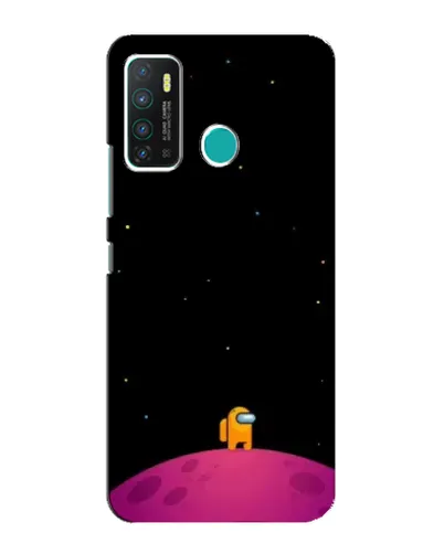 Чохол для Infinix Hot 9 / Hot 9 Pro з картинкою «Самотній герой на планеті»