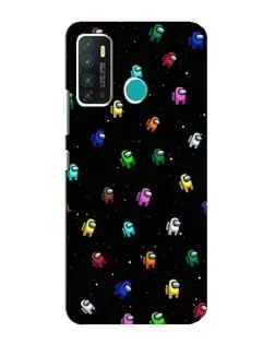 Чохол для Infinix Hot 9 / Hot 9 Pro з картинкою «Екіпаж Among Us»