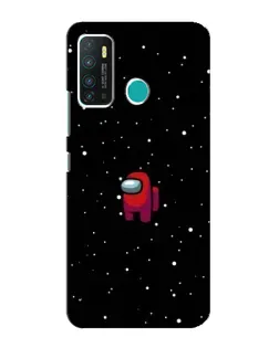 Чохол для Infinix Hot 9 / Hot 9 Pro з картинкою «Червоний Among Us»