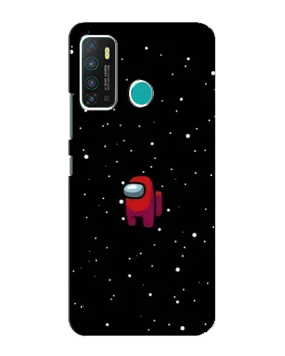 Чохол для Infinix Hot 9 / Hot 9 Pro з картинкою «Червоний Among Us»
