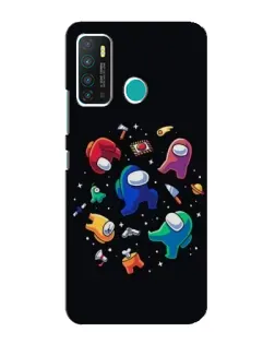 Чохол для Infinix Hot 9 / Hot 9 Pro з картинкою «Among Us космос»
