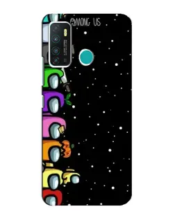 Чохол для Infinix Hot 9 / Hot 9 Pro з картинкою «Команда Among Us»