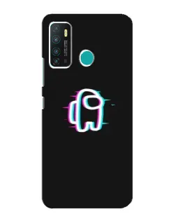 Чохол для Infinix Hot 9 / Hot 9 Pro з картинкою «Among Us неон»