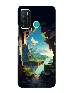 Чохол для Infinix Hot 9 / Hot 9 Pro з картинкою «Вид з печери»