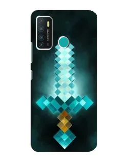 Чохол для Infinix Hot 9 / Hot 9 Pro з картинкою «Алмазний меч неон»